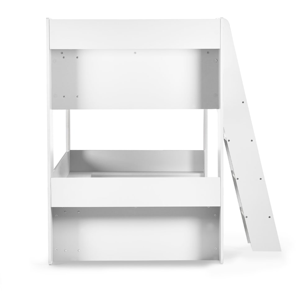 image 1 of Cobaltwood Bunk Bed All White -  Single (90cm)