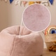 image 8 of Icon Kids Kingston Rabbit Faux Fur Classic Dome Bean Bag, Rose Pink