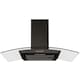 image 6 of SIA CGH80BL 80cm Curved Glass Chimney Cooker Hood Extractor Fan In Black