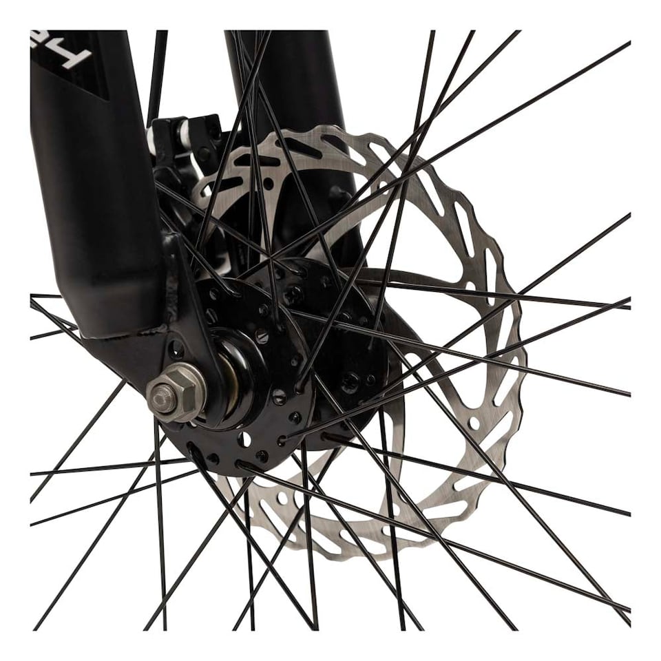 image 1 of HUFFY Korros 24-Inch 21-Speed Black Hardtail Mountain Bike (24382W)
