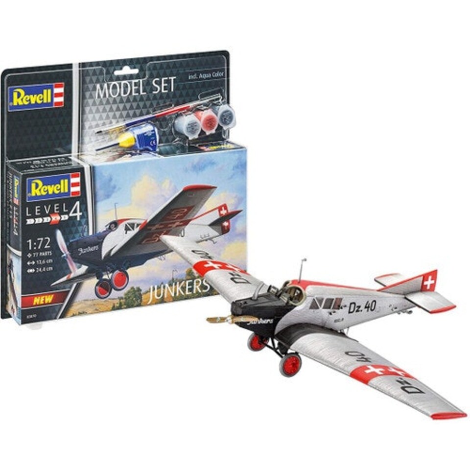 image 1 of Revell 63870 Junkers F.13 Model Set Plane kit 1 72 Scale