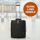 image 3 of 5 Cities 56x45x25 Trolley Bag EasyJet/British Airways/Jet2 Maximum Cabin Approved Carry On Suitcase 60L Capacity with 2 Wheels Lightweight Travel 2 YearWarranty Black | Black | Cabin Bag