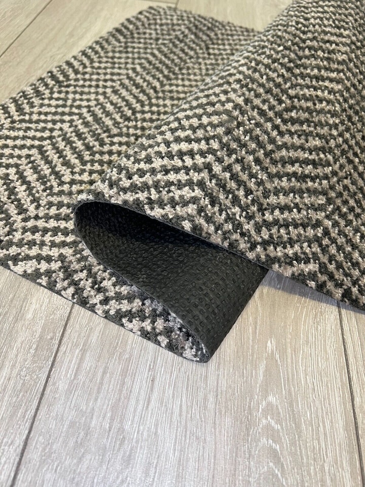 image 1 of Non Slip Herringbone Design Dirt Trapper Door Mats