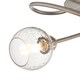 image 3 of Callen Satin Nickel 3 Light Flush Ceiling Light