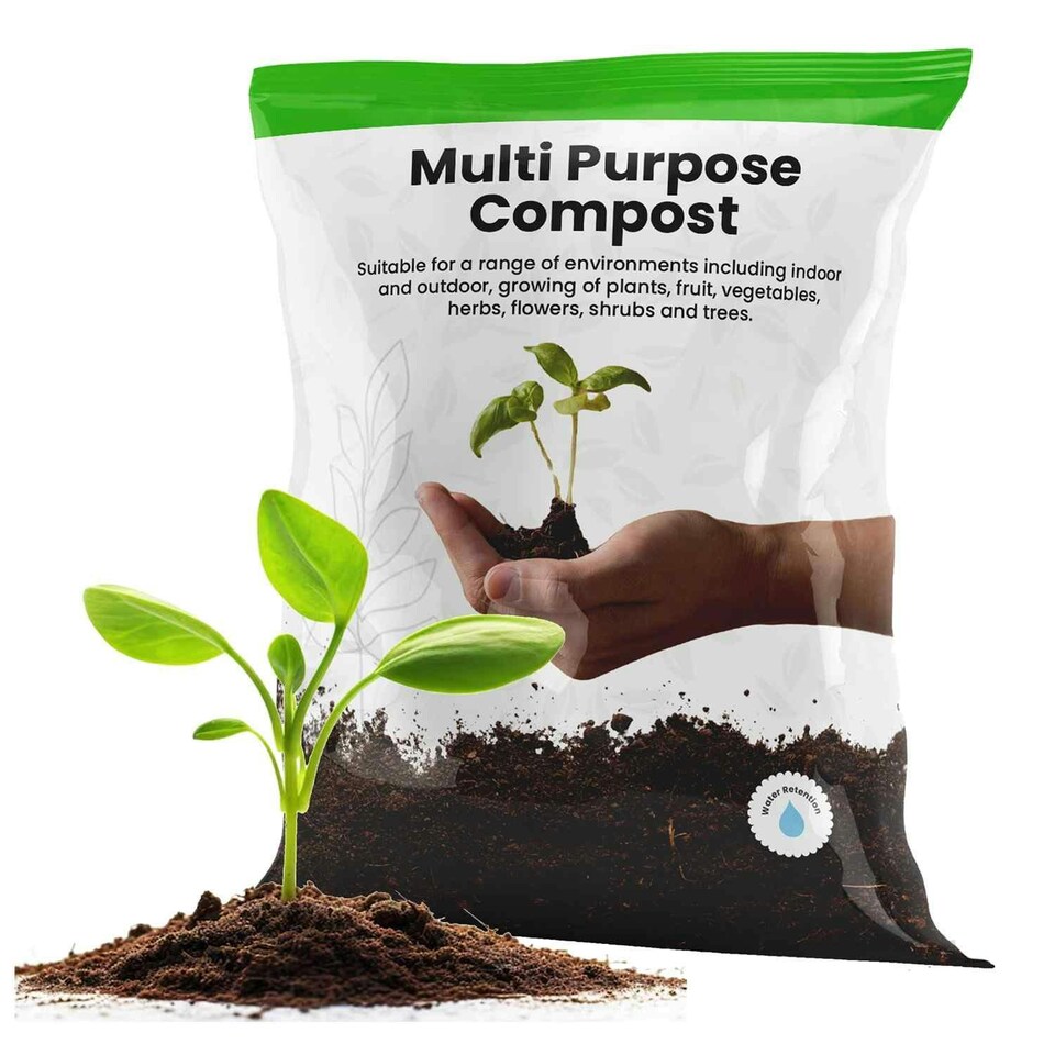 image 1 of 120L Improved Water Retention Multi Purpose Compost Bag With Nutrient Rich Formula Perfect For Gardening, Plants & Tubs