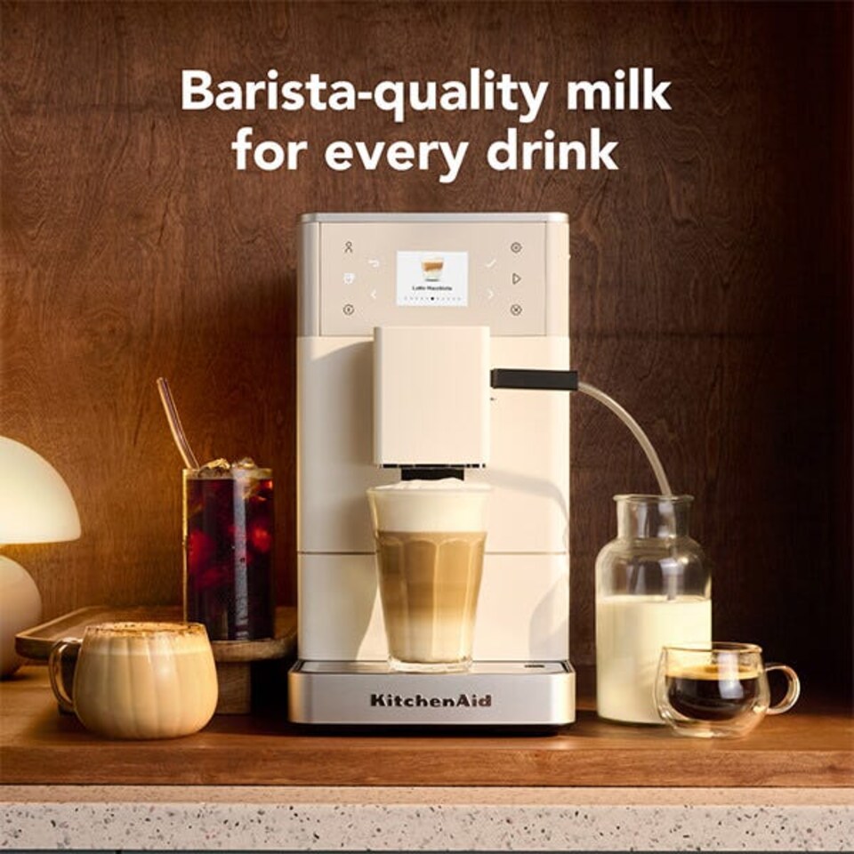 image 1 of KitchenAid KF3 Fully Automatic Espresso Machine with Iced Coffee Porcelain
