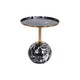 image 1 of Side table DKD Home Decor 41 x 41 x 47 cm Black Golden Iron N/A