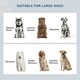 image 6 of PawHut Raised Dog Bowls for Large Dogs Feeding Station w/ Stand, Storage - White