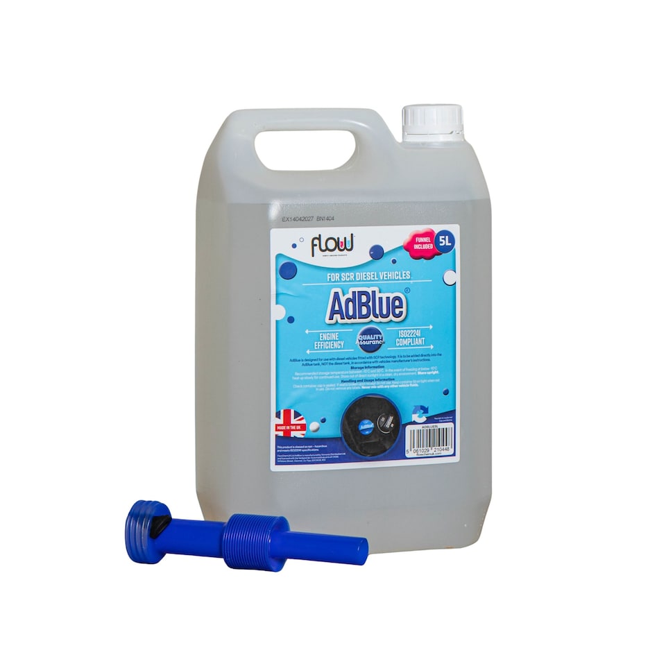image 1 of 5 Litre AdBlue Fluid with Nozzle For Diesel Car Vehicle Engines