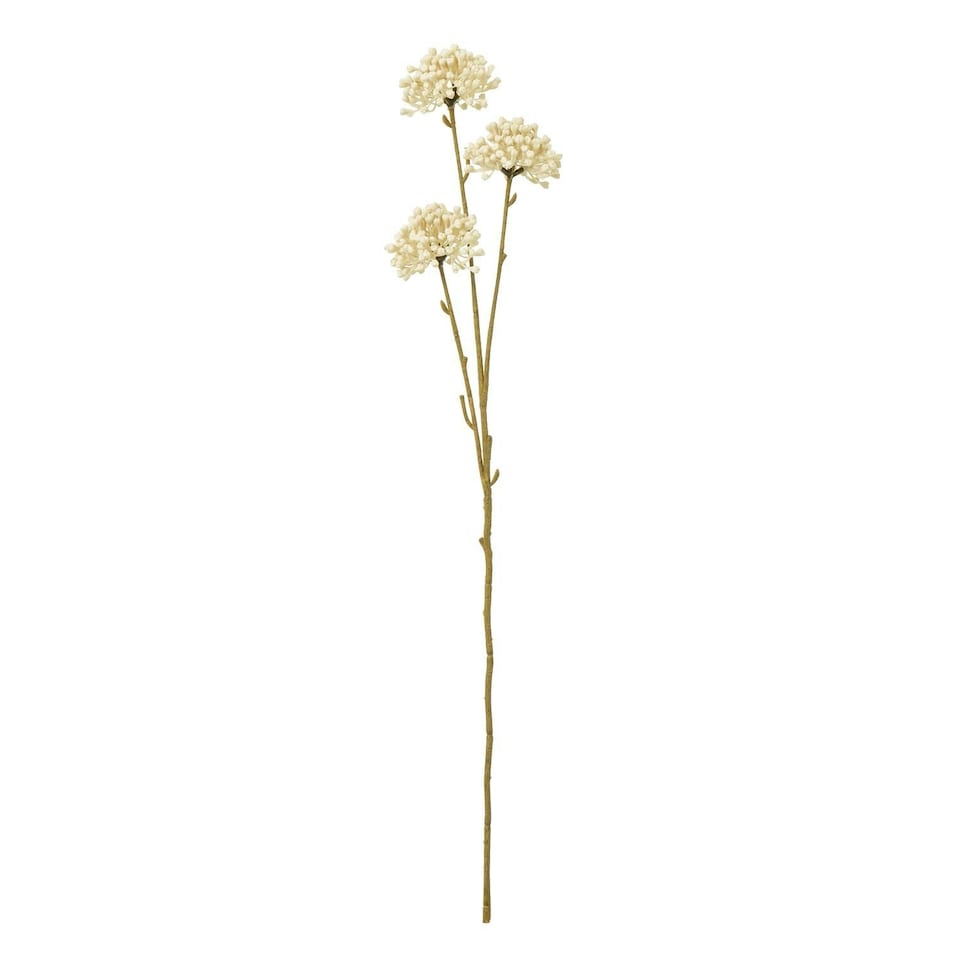 image 1 of Hill Interiors Allium Spray Artificial Flower - Cream - One Size