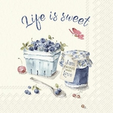 IHR Silja Cream Cocktail Napkin 25cm 3ply  20 Pack