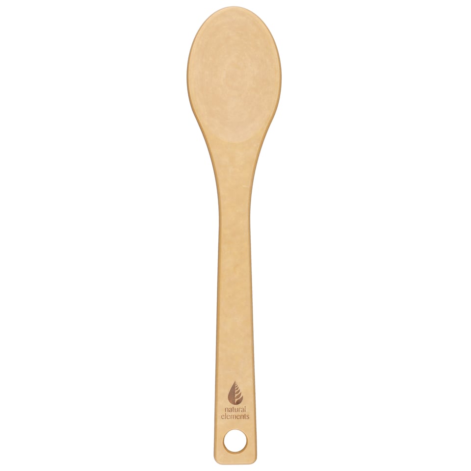 image 1 of Natural Elements Cooking Spoon Wood Fibre 29.5cm