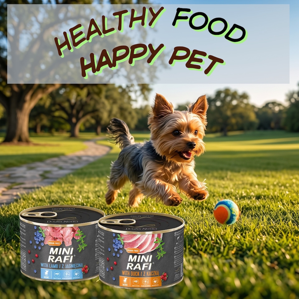 Rafi Mini Complete Wet Dog Food Lamb Grain Free Small Breed Adult 185g ...