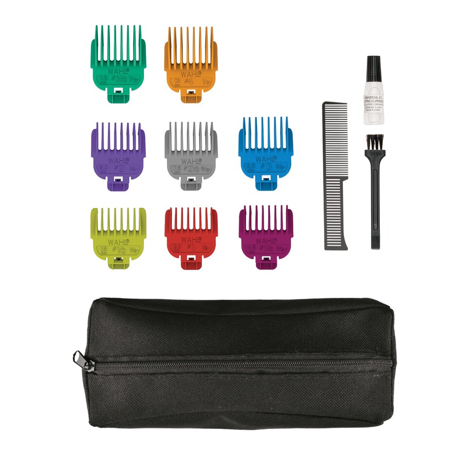 image 1 of Wahl Colour Trim Stubble and Beard Trimmer Kit Silver 9891-117