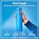 image 3 of Leak Proof 1 Litre Water Bottle, Stainless Steel, 1200ml (40oz) | Blue | Blue | One Size