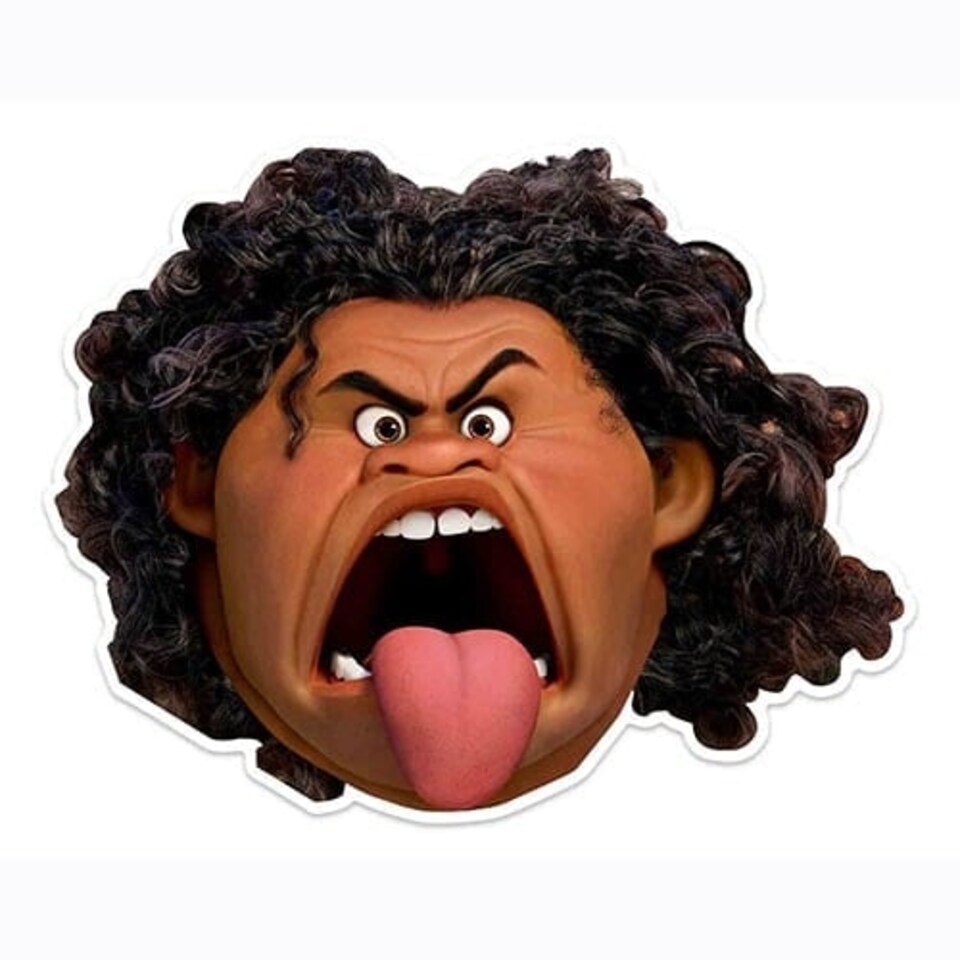 Disney Moana Maui Cardboard Face Mask for Children