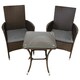image 4 of Jardí Rattan Bistro Set Brown