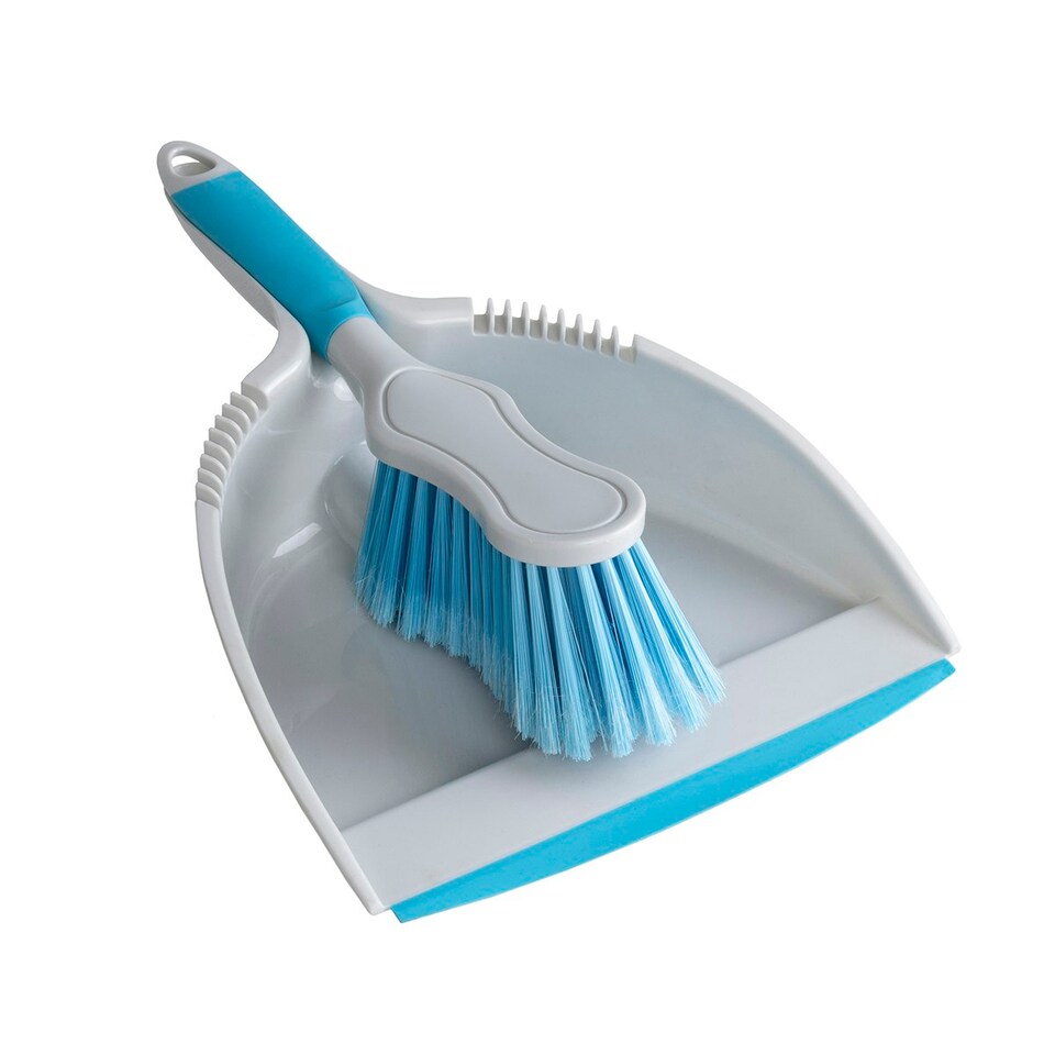 image 1 of Charles Bentley 'Brights' Kitchen Bundle Dustpan & Brush Washing Up Blue