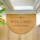 image 5 of Personalised Ornate Half Moon Indoor Doormat