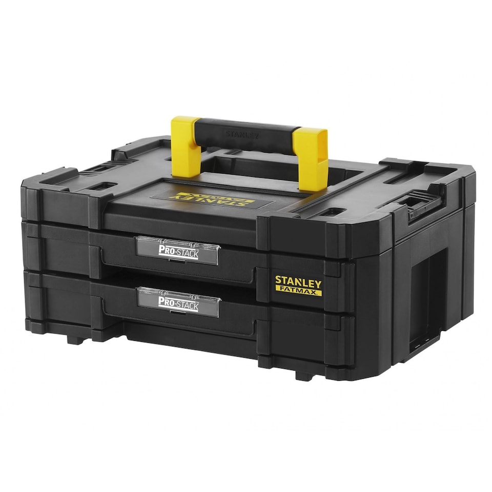 image 1 of Stanley Storage Fatmax Pro-stack 2 Shallow Drawers | Multi | Multi Colour | One Size | 1