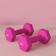 image 8 of SPORTNOW Set of 2 Hexagonal Dumbbells Weights Pair, 2 x 3kg, Pink