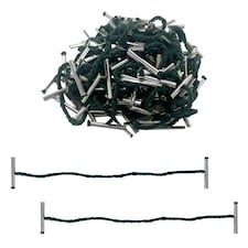 Pack of 100 152mm Metal End Treasury Tags
