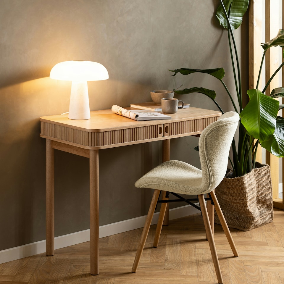 image 1 of Langley Office Desk in Oak