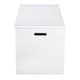 image 5 of Seaton White Wooden Storage Chest, Blanket Box, Trunk, Ottoman, Toy Box