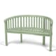 image 1 of Greenhurst Woodfield Acacia Garden Bench - Natural Oiled Finish Green | Sage Green