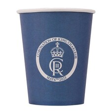 King Charles' Coronation Paper Cups 270ml - Pack of 10