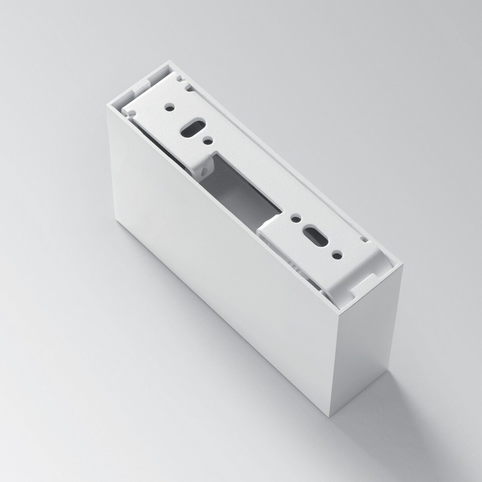 image 1 of Lika Rectangle 5 Light Surface Mounted Downlight White 13.5cm 3000K