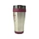 image 3 of West Ham United FC Executive Metallic Travel Mug - Silver/Maroon - One Size