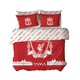 image 2 of Liverpool FC Tone Duvet Cover Set - Red/White - Double Red | Double