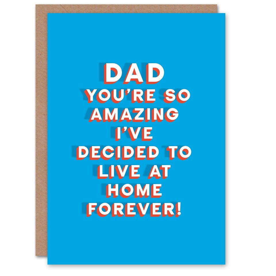 image 1 of So Amazing Live At Forever Fun Funny Fathers Day Dad Card