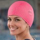image 3 of Ladies Bombastic Swimming Cap | Long Hair Soft Latex Comfortable Fit Cap | Pink | Pink | One Size | 1