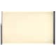 image 1 of Outsunny Retractable Sun Side Awning Screen Fence Patio Garden Wall Balcony Screening Panel Outdoor Blind Privacy Divider (3x1.8M, Cream White) | Cream
