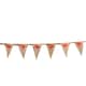 image 1 of Hessian Red Hearts Party Bunting 10m with 20 Pennants