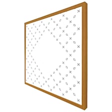 Crosses & diamonds (Picture Frame) Brown | Oak | M