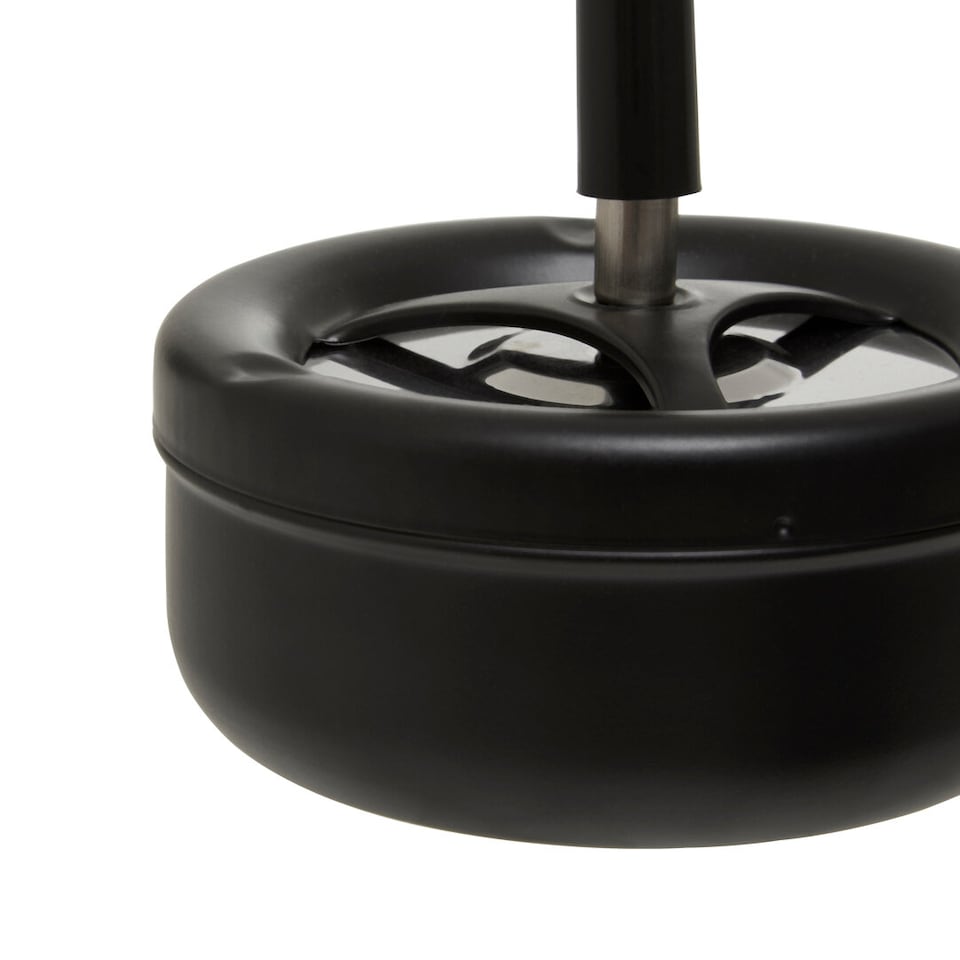 image 1 of Large Black Spinning Ashtray