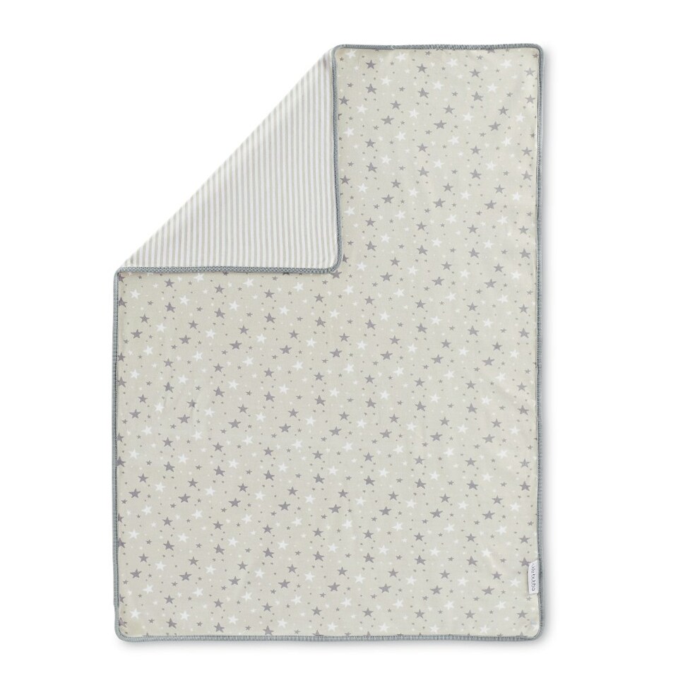 image 1 of Reversible Baby Blanket – 100% Cotton, Ultra-Soft & Breathable Knit, 100cm x 74cm – Perfect for Swaddling, Cuddles & Nursery Bedding, Lightweight (Cosmic Aura)