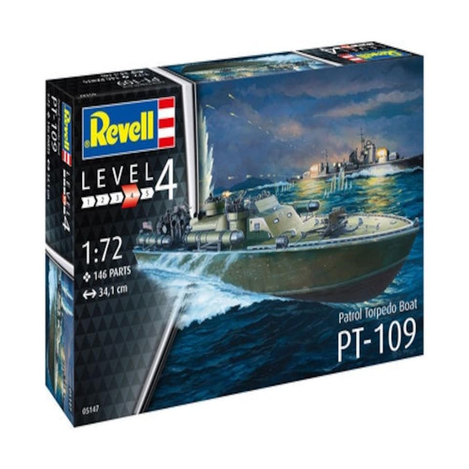 image 1 of Revell Model Set Patrol Torpedo Boat Pt-109