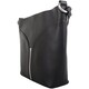 image 7 of Soft Genuine Leather Cross Body Shoulder Bag, Contrast Colour Panel White | Ivory