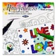 image 5 of Book of 18 100x100mm Colour Your Own Mindfulness Flash Cards by World of Colour