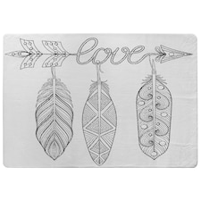 Bohemian Arrow (Rug) Black | Medium: 80x150cm