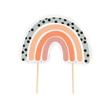 Boho Rainbow Paper Cake Topper 15cm