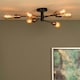 image 1 of Gustave Black Ceiling Light