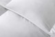 image 8 of 10.5 Tog Double Duck Feather & Down Duvet Cotton Cover Summer | White | White