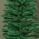 image 5 of 8ft (2.4m) Green Artificial Pencil Christmas Tree With Green Metal Stand and 460 Tips