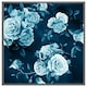 image 4 of Winter blue roses (Picture Frame) Brown | Oak | M