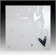 image 6 of Pack of 5 Luxury White Wedding Invitations with Hearts & Pearlised Edge